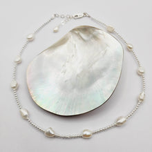 Load image into Gallery viewer, READY TO SHIP Freshwater Pearl Choker Necklace - 925 Sterling Silver FJD$ - Adorn Pacific - Necklaces