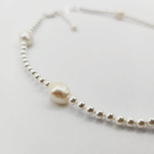 Load image into Gallery viewer, READY TO SHIP Freshwater Pearl Choker Necklace - 925 Sterling Silver FJD$ - Adorn Pacific - Necklaces