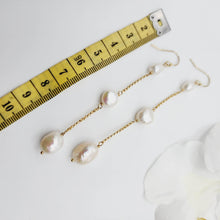 Load image into Gallery viewer, READY TO SHIP Freshwater Pearl Drop Earrings - 14k Gold Fill FJD$ - Adorn Pacific - Necklaces