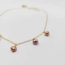 Load image into Gallery viewer, READY TO SHIP Freshwater Pearl Necklace in 14k Gold Fill - FJD$ - Adorn Pacific - All Products