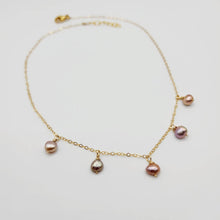 Load image into Gallery viewer, READY TO SHIP Freshwater Pearl Necklace in 14k Gold Fill - FJD$ - Adorn Pacific - All Products