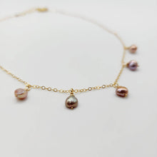 Load image into Gallery viewer, READY TO SHIP Freshwater Pearl Necklace in 14k Gold Fill - FJD$ - Adorn Pacific - All Products