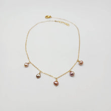 Load image into Gallery viewer, READY TO SHIP Freshwater Pearl Necklace in 14k Gold Fill - FJD$ - Adorn Pacific - All Products