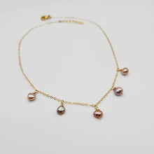 Load image into Gallery viewer, READY TO SHIP Freshwater Pearl Necklace in 14k Gold Fill - FJD$ - Adorn Pacific - All Products