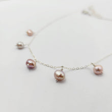 Load image into Gallery viewer, READY TO SHIP Freshwater Pearl Necklace in 925 Sterling Silver - FJD$ - Adorn Pacific - All Products