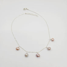 Load image into Gallery viewer, READY TO SHIP Freshwater Pearl Necklace in 925 Sterling Silver - FJD$ - Adorn Pacific - All Products