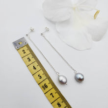 Load image into Gallery viewer, READY TO SHIP - Freshwater Pearl Stud Drop Earrings - 925 Sterling Silver FJD$ - Adorn Pacific - Earrings