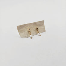 Load image into Gallery viewer, READY TO SHIP - Freshwater Pearl Stud Earrings - 14k Gold Fill FJD$ - Adorn Pacific - Earrings