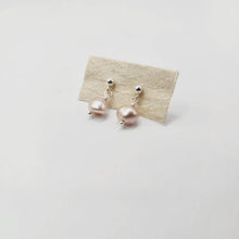 Load image into Gallery viewer, READY TO SHIP - Freshwater Pearl Stud Earrings - 925 Sterling Silver FJD$ - Adorn Pacific - Earrings