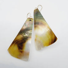 Load image into Gallery viewer, CONTACT US TO RECREATE THIS SOLD OUT STYLE Geometric Mother Of Pearl Earrings - 14k Gold Fill FJD$ - Adorn Pacific - Earrings