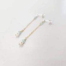 Load image into Gallery viewer, READY TO SHIP - Glass Bead & Pearl Stud Earrings - 14k Gold Fill & 925 Sterling Silver FJD$ - Adorn Pacific - Earrings