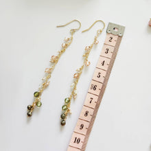 Load image into Gallery viewer, READY TO SHIP - Glass Bead Waterfall Drop Earrings - 14k Gold Fill FJD$ - Adorn Pacific - Earrings