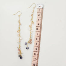 Load image into Gallery viewer, READY TO SHIP - Glass Bead Waterfall Drop Earrings - 14k Gold Fill FJD$ - Adorn Pacific - Earrings