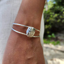 Load image into Gallery viewer, READY TO SHIP Hand-Cast Sea Urchin Bangle - 925 Sterling Silver FJD$ - Adorn Pacific - All Products