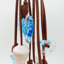 Load image into Gallery viewer, CONTACT US TO RECREATE THIS SOLD OUT STYLE Hot Glass and Shell Faux Suede Leather Necklace - FJD$ - Adorn Pacific - All Products