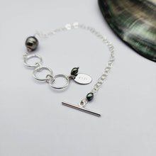 Load image into Gallery viewer, READY TO SHIP Keshi & Fiji Saltwater Pearl Bracelet - 925 Sterling Silver FJD$ - Adorn Pacific - All Products