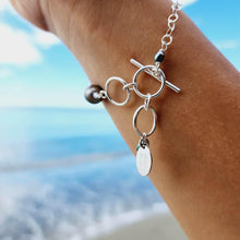 Load image into Gallery viewer, READY TO SHIP Keshi & Fiji Saltwater Pearl Bracelet - 925 Sterling Silver FJD$ - Adorn Pacific - All Products