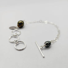 Load image into Gallery viewer, READY TO SHIP Keshi & Fiji Saltwater Pearl Bracelet - 925 Sterling Silver FJD$ - Adorn Pacific - All Products