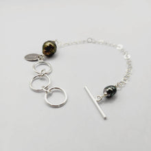 Load image into Gallery viewer, READY TO SHIP Keshi & Fiji Saltwater Pearl Bracelet - 925 Sterling Silver FJD$ - Adorn Pacific - All Products