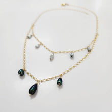 Load image into Gallery viewer, CONTACT US TO RECREATE THIS SOLD OUT STYLE Keshi Pearl Layered Necklace in 14k Gold Fill - FJD$ - Adorn Pacific - All Products