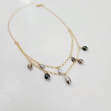Load image into Gallery viewer, READY TO SHIP Keshi Pearl Layered Necklace in 14k Gold Fill - FJD$ - Adorn Pacific - All Products