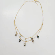 Load image into Gallery viewer, READY TO SHIP Keshi Pearl Layered Necklace in 14k Gold Fill - FJD$ - Adorn Pacific - All Products