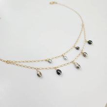 Load image into Gallery viewer, READY TO SHIP Keshi Pearl Layered Necklace in 14k Gold Fill - FJD$ - Adorn Pacific - All Products