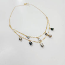 Load image into Gallery viewer, READY TO SHIP Keshi Pearl Layered Necklace in 14k Gold Fill - FJD$ - Adorn Pacific - All Products