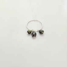 Load image into Gallery viewer, READY TO SHIP Keshi Pearl Necklace with Circle Detail in 925 Sterling Silver - FJD$ - Adorn Pacific - All Products