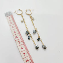 Load image into Gallery viewer, READY TO SHIP - Keshi Pearl Waterfall Drop Earrings - 14k Gold Fill FJD$ - Adorn Pacific - Earrings