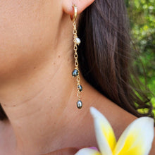 Load image into Gallery viewer, READY TO SHIP - Keshi Pearl Waterfall Drop Earrings - 14k Gold Fill FJD$ - Adorn Pacific - Earrings