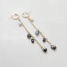 Load image into Gallery viewer, READY TO SHIP - Keshi Pearl Waterfall Drop Earrings - 14k Gold Fill FJD$ - Adorn Pacific - Earrings