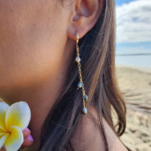 Load image into Gallery viewer, READY TO SHIP - Keshi Pearl Waterfall Drop Earrings - 14k Gold Fill FJD$ - Adorn Pacific - Earrings