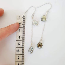 Load image into Gallery viewer, READY TO SHIP - Keshi Pearl Waterfall Drop Earrings - 925 Sterling Silver FJD$ - Adorn Pacific - Earrings