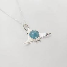 Load image into Gallery viewer, CONTACT US TO RECREATE THIS SOLD OUT STYLE Manta Gemstone Necklace in 925 Sterling Silver & Aquamarine - FJD$ - Adorn Pacific - All Products