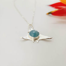 Load image into Gallery viewer, CONTACT US TO RECREATE THIS SOLD OUT STYLE Manta Gemstone Necklace in 925 Sterling Silver & Aquamarine - FJD$ - Adorn Pacific - All Products