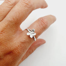 Load image into Gallery viewer, READY TO SHIP Mini Frangipani Ring - 925 Sterling Silver FJD$ - Adorn Pacific - All Products