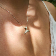 Load image into Gallery viewer, READY TO SHIP Mini Whale's Tail Necklace - 925 Sterling Silver FJD$ - Adorn Pacific - All Products