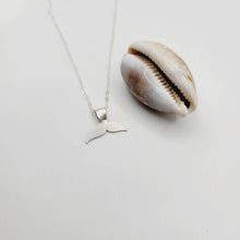 Load image into Gallery viewer, READY TO SHIP Mini Whale's Tail Necklace - 925 Sterling Silver FJD$ - Adorn Pacific - All Products
