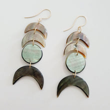 Load image into Gallery viewer, READY TO SHIP Mother of Pearl Fishtail Earrings - 14k Gold Fill FJD$ - Adorn Pacific - Earrings