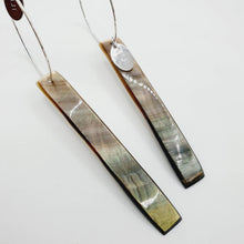 Load image into Gallery viewer, READY TO SHIP Mother of Pearl Shell Hoop Earring - 925 Sterling Silver FJD$ - Adorn Pacific - All Products