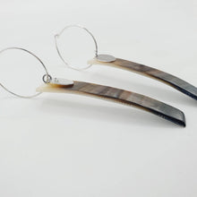 Load image into Gallery viewer, READY TO SHIP Mother of Pearl Shell Hoop Earring - 925 Sterling Silver FJD$ - Adorn Pacific - All Products