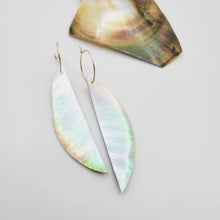 Load image into Gallery viewer, CONTACT US TO RECREATE THIS SOLD OUT STYLE Organic Shape Mother Of Pearl Earrings - 14k Gold Fill FJD$ - Adorn Pacific - Earrings