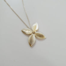 Load image into Gallery viewer, READY TO SHIP Oyster Shell Flower Necklace - 925 Sterling Silver FJD$ - Adorn Pacific - Necklaces