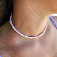 Load image into Gallery viewer, READY TO SHIP Polymer Bead & Freshwater Pearl Choker Necklace - 14k Gold Fill FJD$ - Adorn Pacific - Earrings