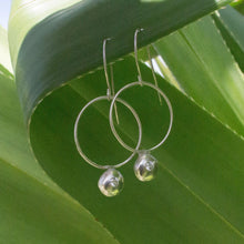 Load image into Gallery viewer, READY TO SHIP - Recycled Sterling Flush Set Earrings - 925 Sterling Silver FJD$ - Adorn Pacific - Earrings