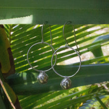 Load image into Gallery viewer, READY TO SHIP - Recycled Sterling Flush Set Earrings - 925 Sterling Silver FJD$ - Adorn Pacific - Earrings