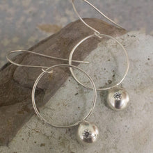 Load image into Gallery viewer, READY TO SHIP - Recycled Sterling Flush Set Earrings - 925 Sterling Silver FJD$ - Adorn Pacific - Earrings