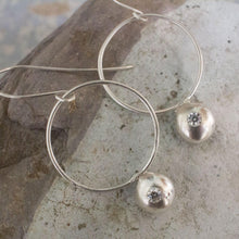 Load image into Gallery viewer, READY TO SHIP - Recycled Sterling Flush Set Earrings - 925 Sterling Silver FJD$ - Adorn Pacific - Earrings