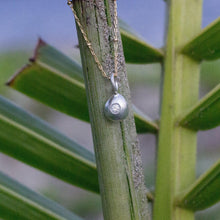 Load image into Gallery viewer, READY TO SHIP - Recycled Sterling Flush Set Necklace - 925 Sterling Silver & 14k Gold Fill Chain FJD$ - Adorn Pacific - Necklaces